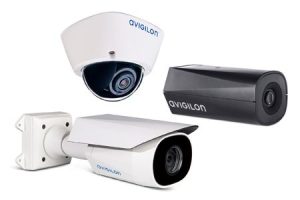 A selection of IP/Network CCTV cameras.